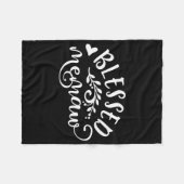 Blessed Memaw Great Grandma Fleece Deken (Voorkant (Horizontaal))