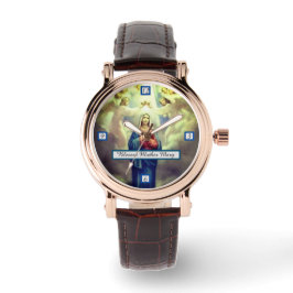 Blessed Moeder Mary Horloge