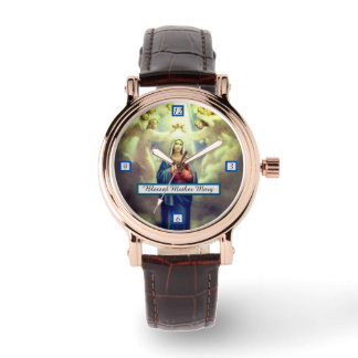 Blessed Moeder Mary Horloge
