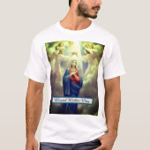 Blessed Moeder Mary T-shirt (Voorkant)