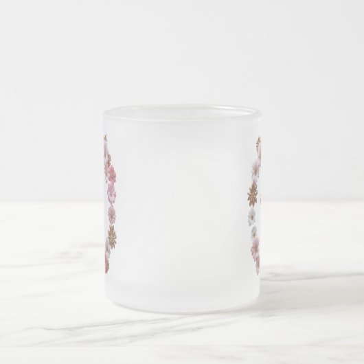 Blessed Mom Bloemen Frosted Mok (Center)