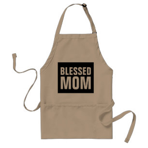 BLESSED MOM Kitchen Schorten