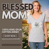 "Blessed Mom" Moederdag T-shirt