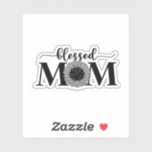Blessed Mom Sticker (Vel)