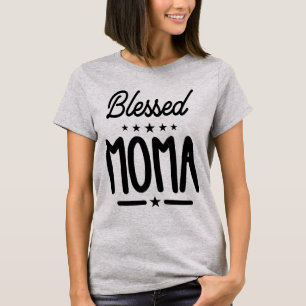Blessed Moma - Moederdag Grandma Gift T-shirt