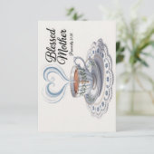 Blessed Mother Mother's Day Bedankkaart (Staand voorkant)