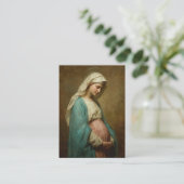 Blessed Mother Prayer Card for Expectant Mothers  Informatiekaartje (Staand voorkant)