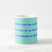 Blessed mug in mint & blue koffiemok (Center)