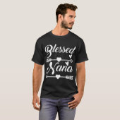 Blessed Nana Cursive T-shirt (Voorkant volledig)