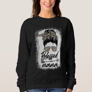 Blessed Nana Leopard voor moeder moeders moeder Trui