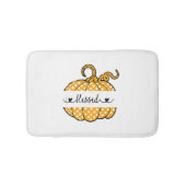 Blessed Nana Pumpkin Art Thanksgiving Halloween Badmat (Voorkant)