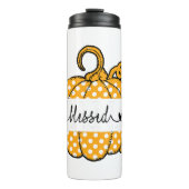 Blessed Nana Pumpkin Art Thanksgiving Halloween Thermosbeker (Voorkant)