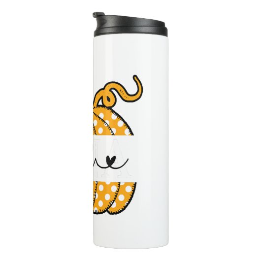 Blessed Nana Pumpkin Art Thanksgiving Halloween Thermosbeker (Geroteerd rechts)