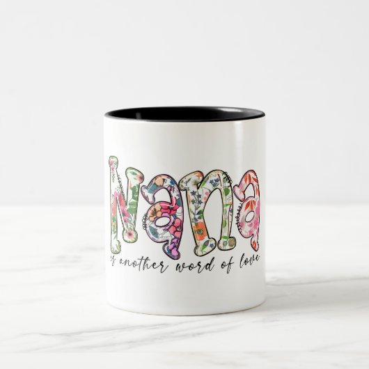 Blessed Nanna Two-Tone Coffee Mok (Center)