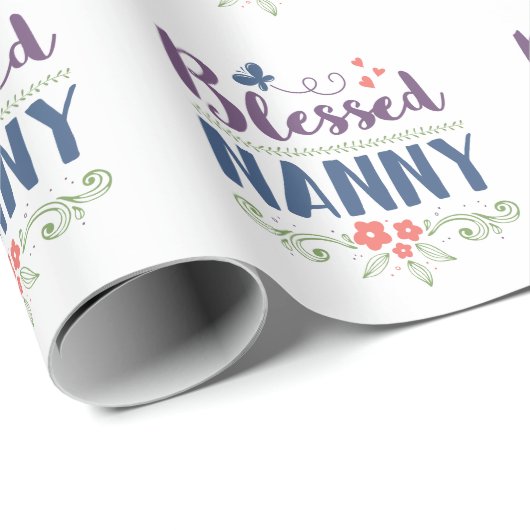 Blessed Nanny Cadeaupapier (Rol Hoek)