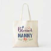 Blessed Nanny Tote Bag (Voorkant)