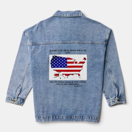Blessed Nation Denim Jacket (Achterkant)