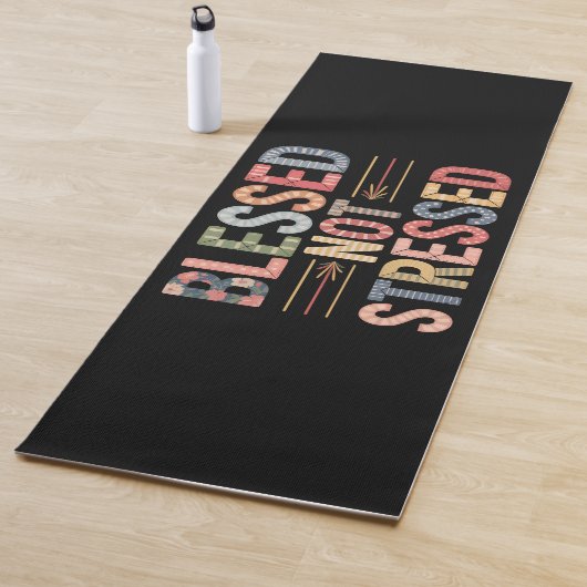 Blessed Not Stressed Yoga Mat (In situ)