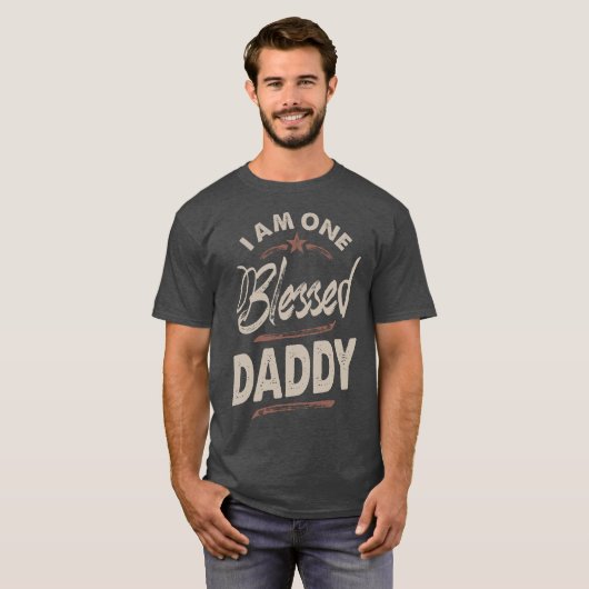 Blessed Papa T-shirt (Voorkant volledig)