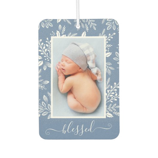 BLESSED Personalized Photo Car Luchtverfrisser (Voorkant)