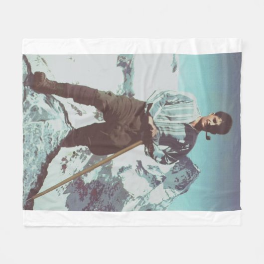 Blessed Pier Giorgio Frassati Fleece Deken (Voorkant (Horizontaal))