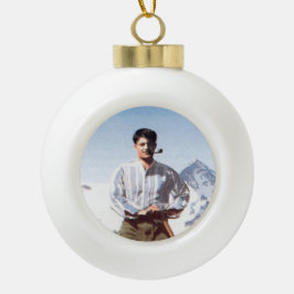 Blessed Pier Giorgio Frassati kerstversiering Keramische Bal Ornament