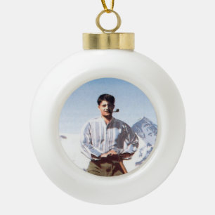 Blessed Pier Giorgio Frassati kerstversiering Keramische Bal Ornament
