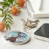 Blessed Pier Giorgio Frassati Sleutelhanger (Zijkant)