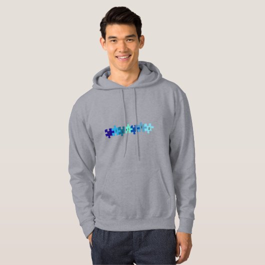 Blessed Puzzle Pieces Hoodie (Voorkant volledig)