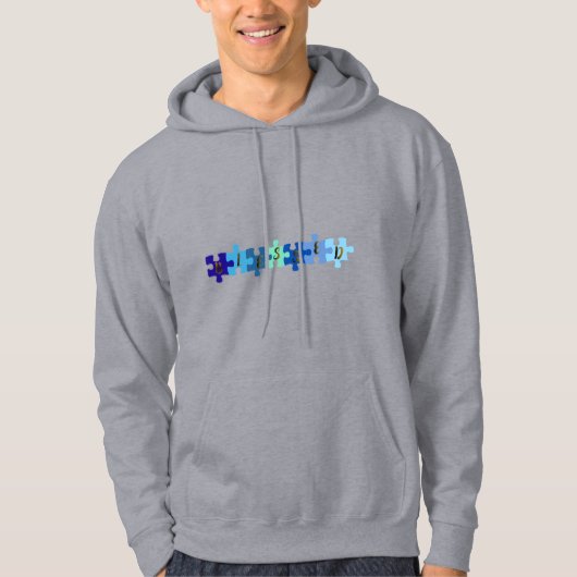 Blessed Puzzle Pieces  Hoodie (Voorkant)