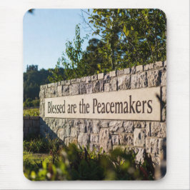 Blessed R the Peacemakers MousePad Muismat