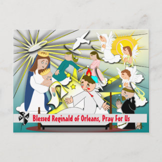 Blessed Reginald van Orleans Briefkaart