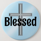 Blessed Ronde Button 6,0 Cm (Voorkant)