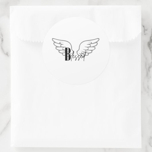 Blessed Ronde Sticker (Tas)