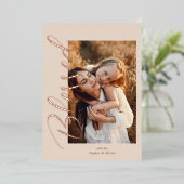 Blessed' Roos met kerstcadeaus Gold Folie Feestdagenkaart (Staand Voorkant)