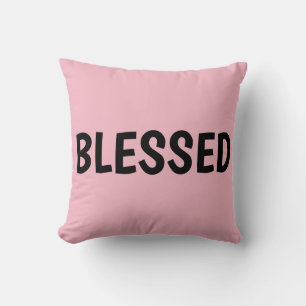 BLESSED, roze Kussens