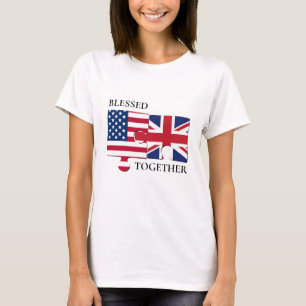 Blessed Samen USA UNION JACK Flag T-Shirt