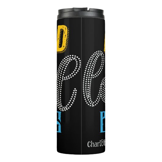 Blessed Saved Loved By Jesus Thermosbeker (Achterkant)