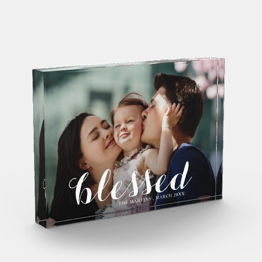 BLESSED Script Fotoblokken (Links)
