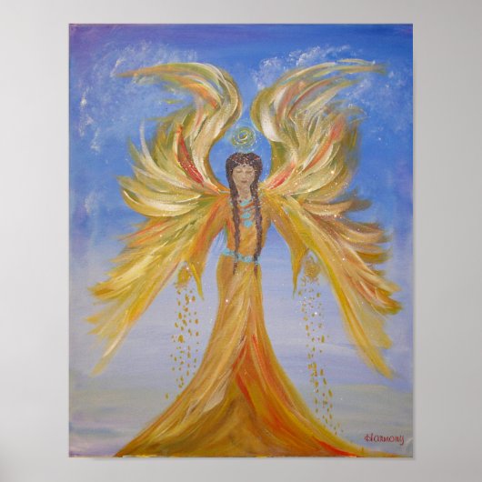 Blessed Seraphim Moeder Angel Poster (Voorkant)