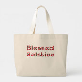 Blessed Solstice Grote Tote Bag (Achterkant)
