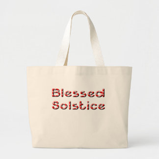 Blessed Solstice Grote Tote Bag