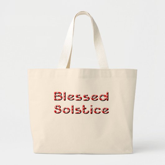 Blessed Solstice Grote Tote Bag (Voorkant)