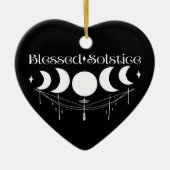 Blessed Solstice Keramisch Ornament (Voorkant)