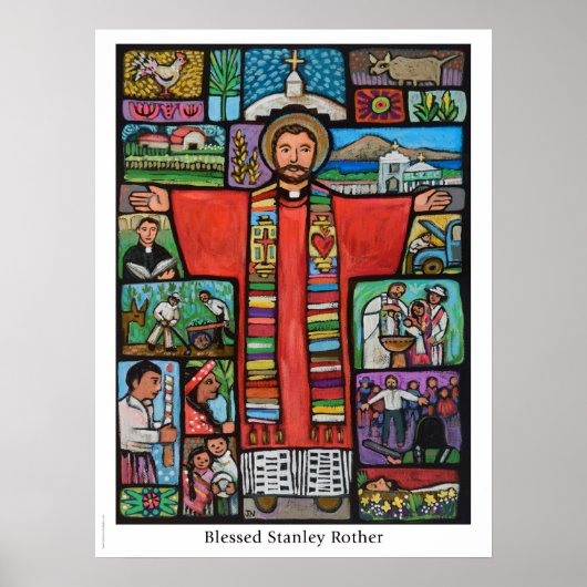Blessed Stanley Rother poste, eerste in de VS gebo Poster (Voorkant)