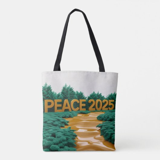 Blessed Stream Faith Tote Bag (Achterkant)