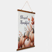 Blessed Thankful Fall Tapestry - Customizable Hangend Wandkleed (Gebogen)