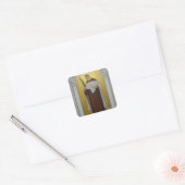 Blessed Titus Brandsma Carmelite Priest Heilige Ka Vierkante Sticker (Envelop)