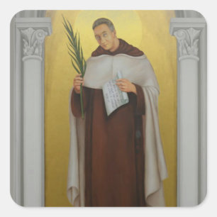 Blessed Titus Brandsma Carmelite Priest Heilige Ka Vierkante Sticker