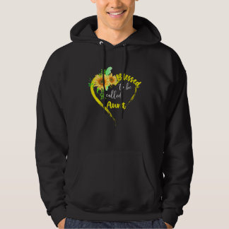 Blessed To Be Called Aunt Sunflower Mother s Day Hoodie